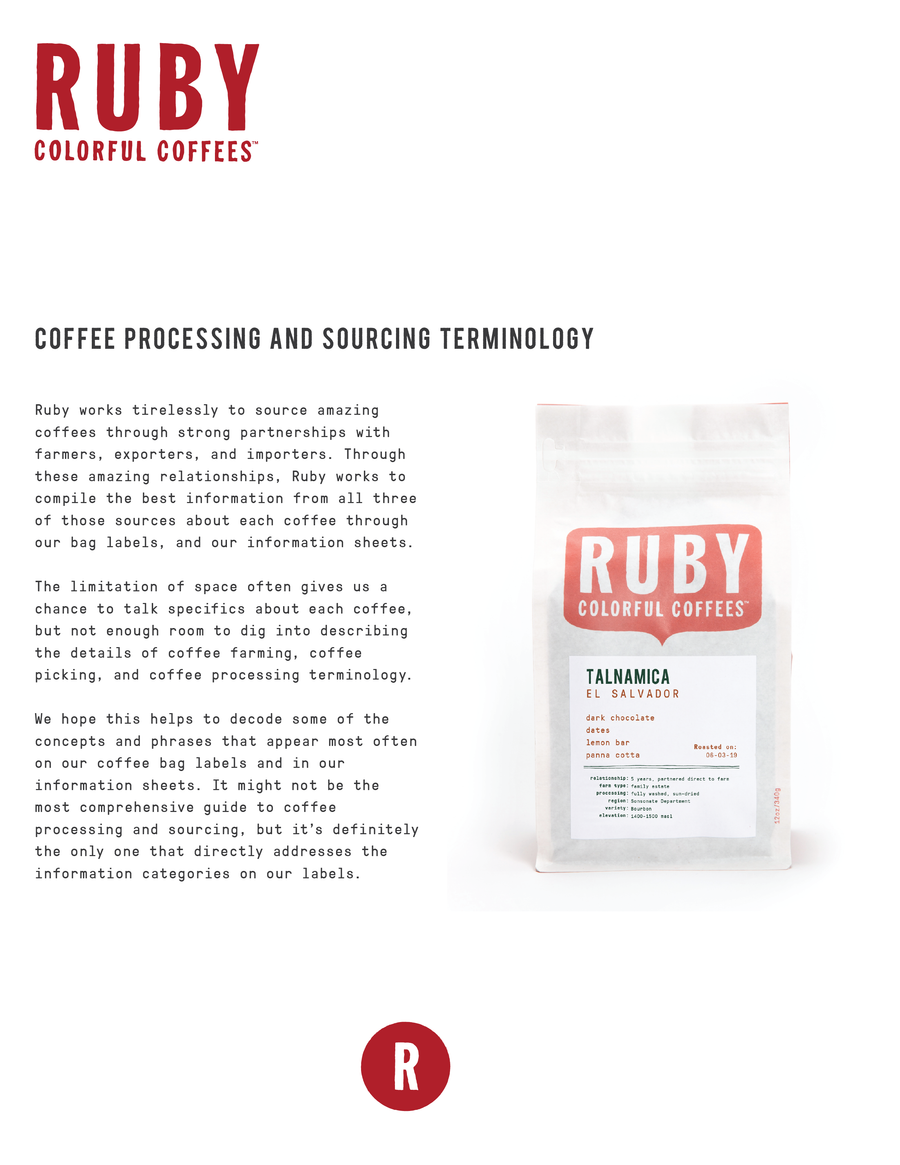 Resources: A Full Coffee Bag Label Explainer