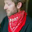 Load image into Gallery viewer, Ruby "X" Bandana
